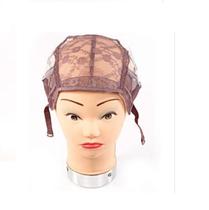 Touca Para Confecção De Peruca Wig Marrom Com Ajuste Touca Para Confecção De Peruca Wig Marrom Com Ajuste