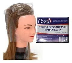 Touca para Mechas Descartável Santa Clara - 12 Unidades