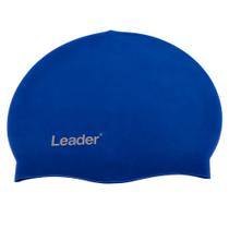 Touca Para Natação De Silicone Leader Ld224 Azul