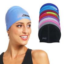 Touca para Natação e Hidroginástica Impermeável de Silicone Unissex Touca para Natação e Hidroginástica Impermeável de Silicone Unissex
