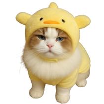 Touca Pelúcia Gato Cachorro Pintinho Amarelinho Chapéu Orelh Touca Pelúcia Gato Cachorro Pintinho Amarelinho Chapéu Orelh