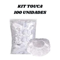 TOUCA PLÁSTICA DESCARTÁVEL PACOTE COM 50 e 100 UNIDADES