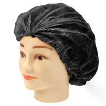 Touca Preta Descartável Não Tecido 5022 Santa Clara