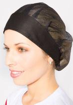 Touca rede com aba preta - veiga