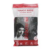 Touca Rede Preta Tamanho Único 10 uni - Vabene