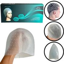 Touca reflexo alinhado luzes academis maf Touca reflexo alinhado luzes academis maf