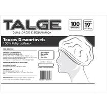 Touca sanfonada Descartável Com 100 - Talge