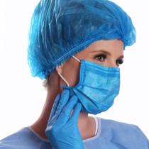 Touca Sanfonada Premium pct 100 unidades Azul Royal - ProtDesc Touca Sanfonada Premium pct 100 unidades Azul Royal - ProtDesc