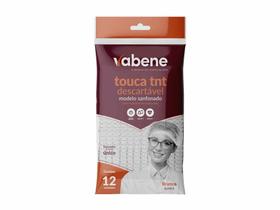 Touca sanfonada tnt branca 12un vabene Touca sanfonada tnt branca 12un vabene