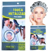Touca térmica metalizada aluminizado para cabelo