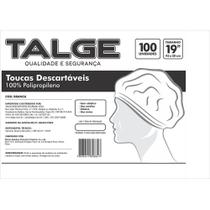 touca tnt com 100 und - branca c/ elastico