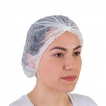 Touca TNT Plissada Elástico Branca 100 unidades - Prevemax Touca TNT Plissada Elástico Branca 100 unidades - Prevemax