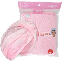 Touca Toalha Anti Frizz Pós Banho Para Cabelo Secar Rápido - Mahav