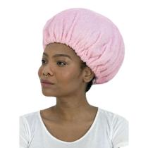 Touca Toalha Com Elástico Para Secar Cabelo Preta rosa ou branca (escolha a sua) Touca Toalha Com Elástico Para Secar Cabelo Preta rosa ou branca (escolha a sua)