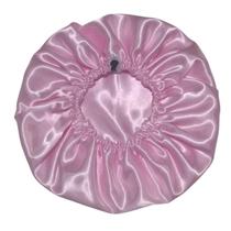 Touca Toca Cetim Seda Dormir Banho Anti Frizz - Rosa Claro Touca Toca Cetim Seda Dormir Banho Anti Frizz - Rosa Claro