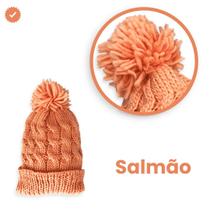 Touca Toca Gorro Para Cabeça Feminina Look Pompom Blogueira - Cores