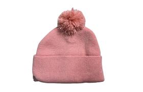 Touca Trico Gorro Inverno Bebê Rosa com Pompom Touca Trico Gorro Inverno Bebê Rosa com Pompom