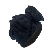 Touca Turbante Africana Dourada Multicamadas Com Laço Elegante Para Mulheres - Gele, Lenço De Cabeça