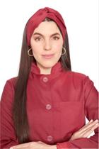 Touca Turbante Feminina Eva Bordo/ Vinho