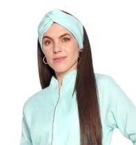 Touca Turbante Feminina Eva Verde Claro Touca Turbante Feminina Eva Verde Claro