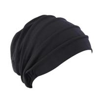 Touca Turbante Feminina Lisa Elástica Para Quimioterapia, Perda De Cabelo, Hijab, Estilo Indiano