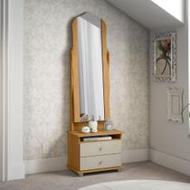 Toucador Espelho Gavetas Estiva Cinamomo Off White