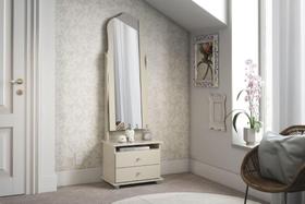 Toucador / Mesa de Cabeceira NEW Com Espelho Grande Articulado Cor Off White Toucador / Mesa de Cabeceira NEW Com Espelho Grande Articulado Cor Off White