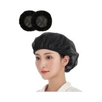 Toucas De Malha Elástica Unissex 2 Peças, Boné De Chef, Faixa De Cabeça Para Cozinha, Higiênico,