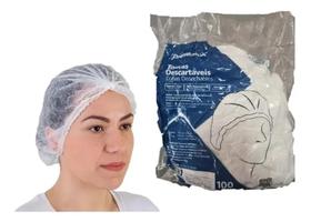 Toucas Descartáveis TNT C/ 100 Unid. - Prevemax