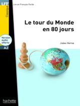 Tour du monde en 80 jours, le + cd audio - lff a2 - HACHETTE FRANCA