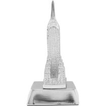 Tourism Adorno 17X9X7Cm Alumínio Prata Empire State Tourism Adorno 17X9X7Cm Alumínio Prata Empire State
