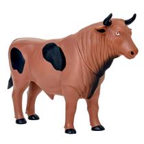 Touro De Vinil Realista 32 Cm Brinquedo Educativo Animal Da Fazenda New Farm Max Touro De Vinil Realista 32 Cm Brinquedo Educativo Animal Da Fazenda New Farm Max