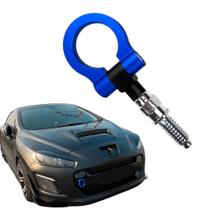 Tow Hook Engate Reboque Carro Camionete Universal Azul Carro