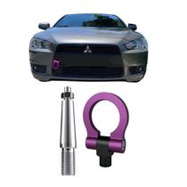 Tow Hook Gancho Reboque Mitsubishi Lancer GT HL HL-T Roxo