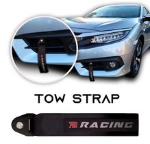 Tow Strap Hook Cinta Reboque Engate Parafusado /varias Cores