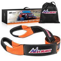 Tow Strap Nilight 3 x 2,4 m Tree Saver 14.206 kg de resistência à ruptura Tow Strap Nilight 3 x 2,4 m Tree Saver 14.206 kg de resistência à ruptura