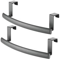 Towel Bar Storage mDesign Spira Collection, pacote com 2 unidades de grafite Towel Bar Storage mDesign Spira Collection, pacote com 2 unidades de grafite