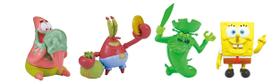Toy Alpha Group Spongebob Squarepants F.U.N. Friends, pacote com 4 Toy Alpha Group Spongebob Squarepants F.U.N. Friends, pacote com 4