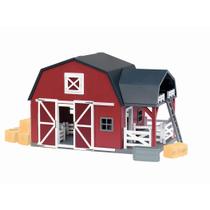 Toy Animal Barn Terra da Battat Wooden 20 peças de 3 anos ou mais Toy Animal Barn Terra da Battat Wooden 20 peças de 3 anos ou mais
