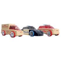 Toy Automoblox Mini Rescue Pack Wooden Mix-and-Match 4+ Toy Automoblox Mini Rescue Pack Wooden Mix-and-Match 4+