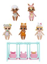Toy Baby Doll Baby Born Surprise Mini Woodland com conjunto de balanço