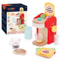 Toy Barista Playset Battat Education Wooden w/ Sound há mais de 2 anos