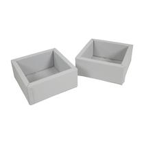 Toy Bins ECR4Kids SoftZone Play Patch Binner Playset, pacote com 2 Toy Bins ECR4Kids SoftZone Play Patch Binner Playset, pacote com 2