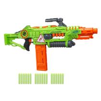 Toy Blaster Nerf Revoltinator Zombie Strike com 18 dardos