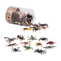 Toy Bugs & Insects Tube Terra da Battat com 60 minibonecos