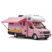 Toy Camper NOVAFUSION Toy RV Metal fundido sob pressão com luz e som