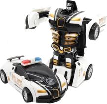 Toy Car 2 em 1, modelo de liga de deformação Mini Gi para crianças