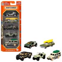 Toy Car Collection Matchbox, pacote com 5, escala 1:64 para crianças a partir de 3 anos