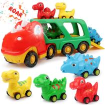 Toy Car Nicmore Dinosaur Truck para crianças de 2 a 5 anos com transportador Toy Car Nicmore Dinosaur Truck para crianças de 2 a 5 anos com transportador