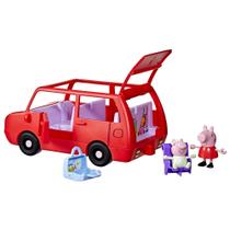 Toy Car Playset Peppa Pig O grande carro familiar da Peppa com figuras